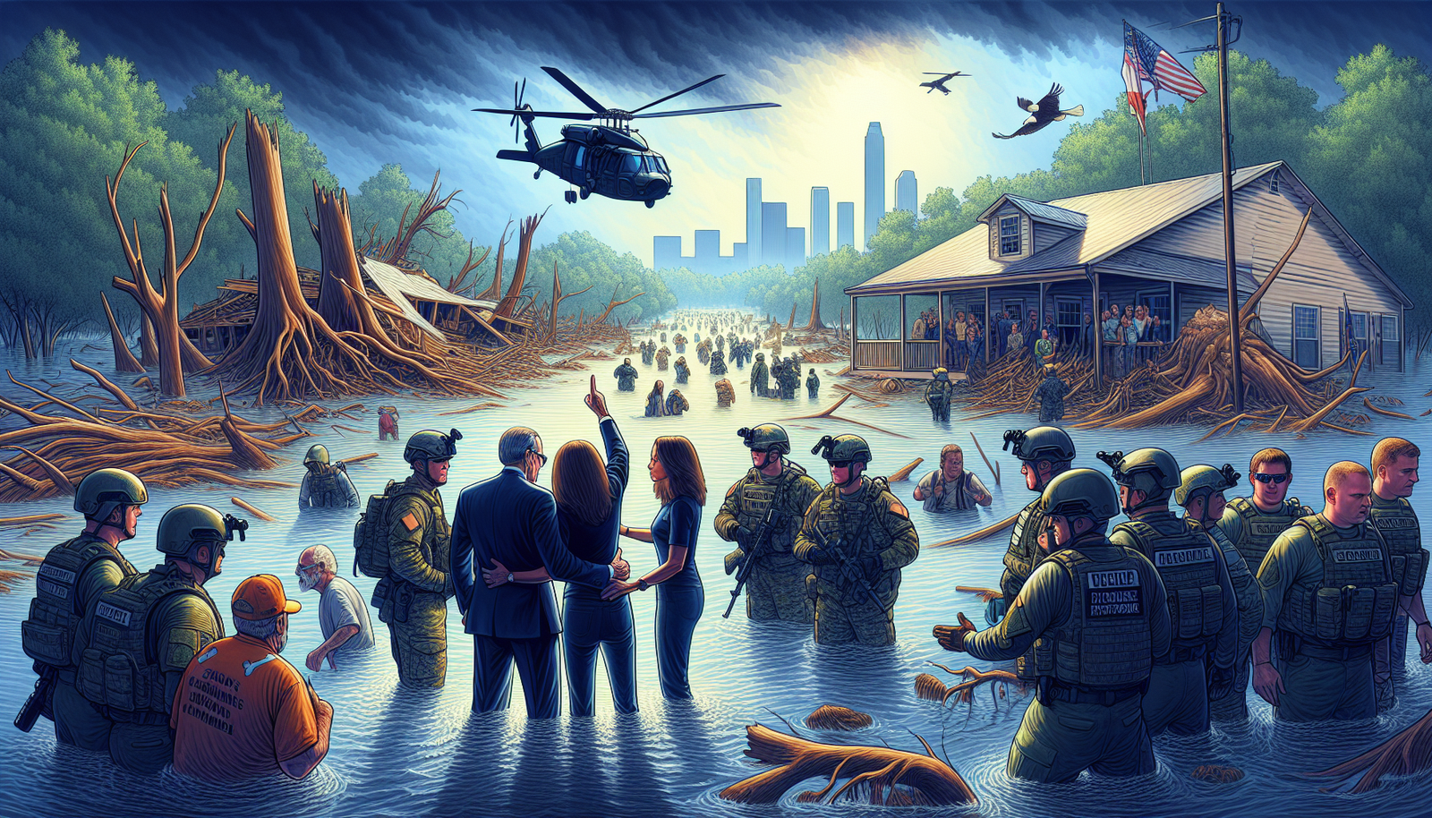 President Trump, First Lady See Unbreakable Spirit in Texas