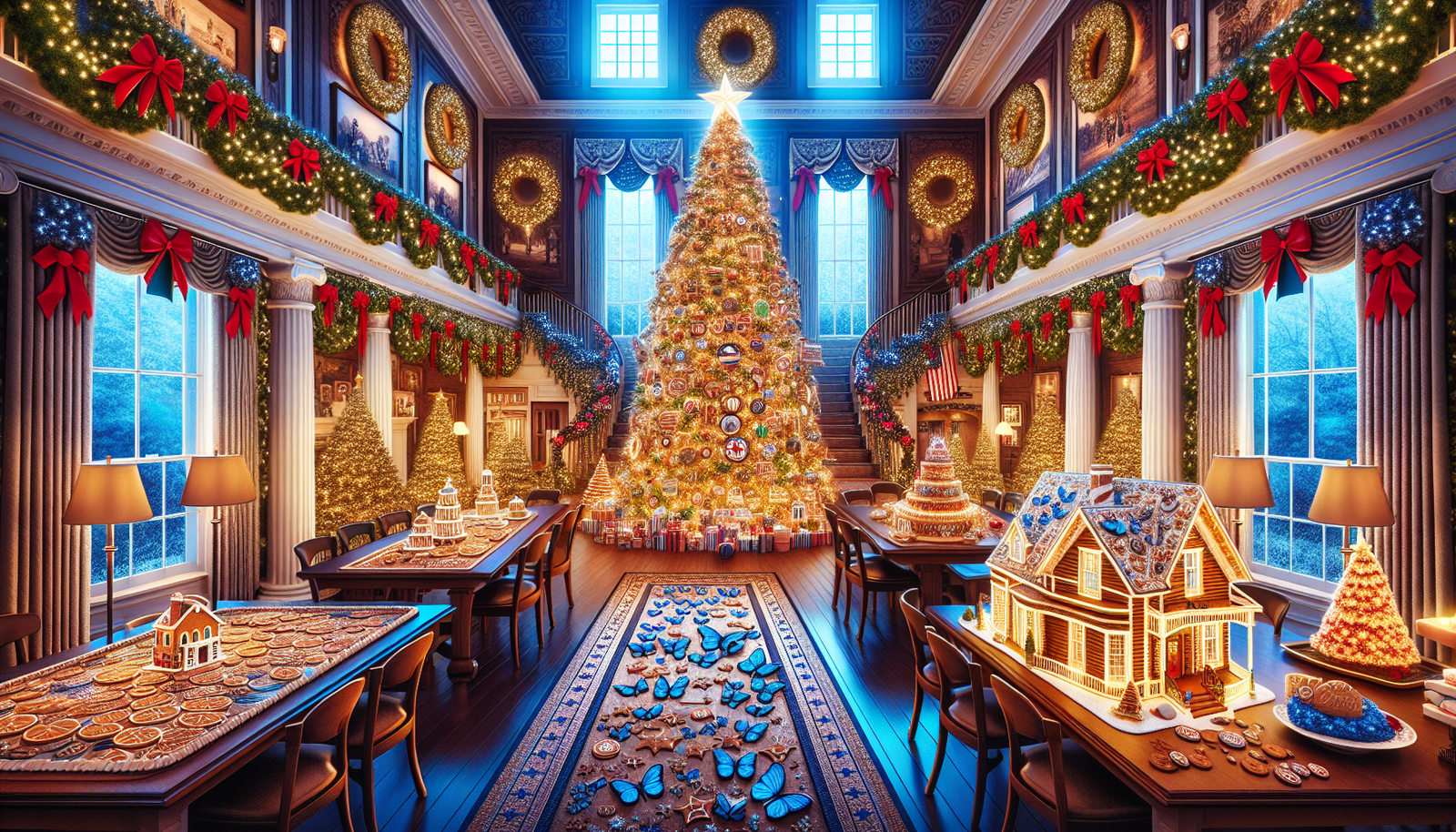 HOME IS WHERE THE HEART ISFirst Lady Melania Trump’s 2025 White House Christmas Theme